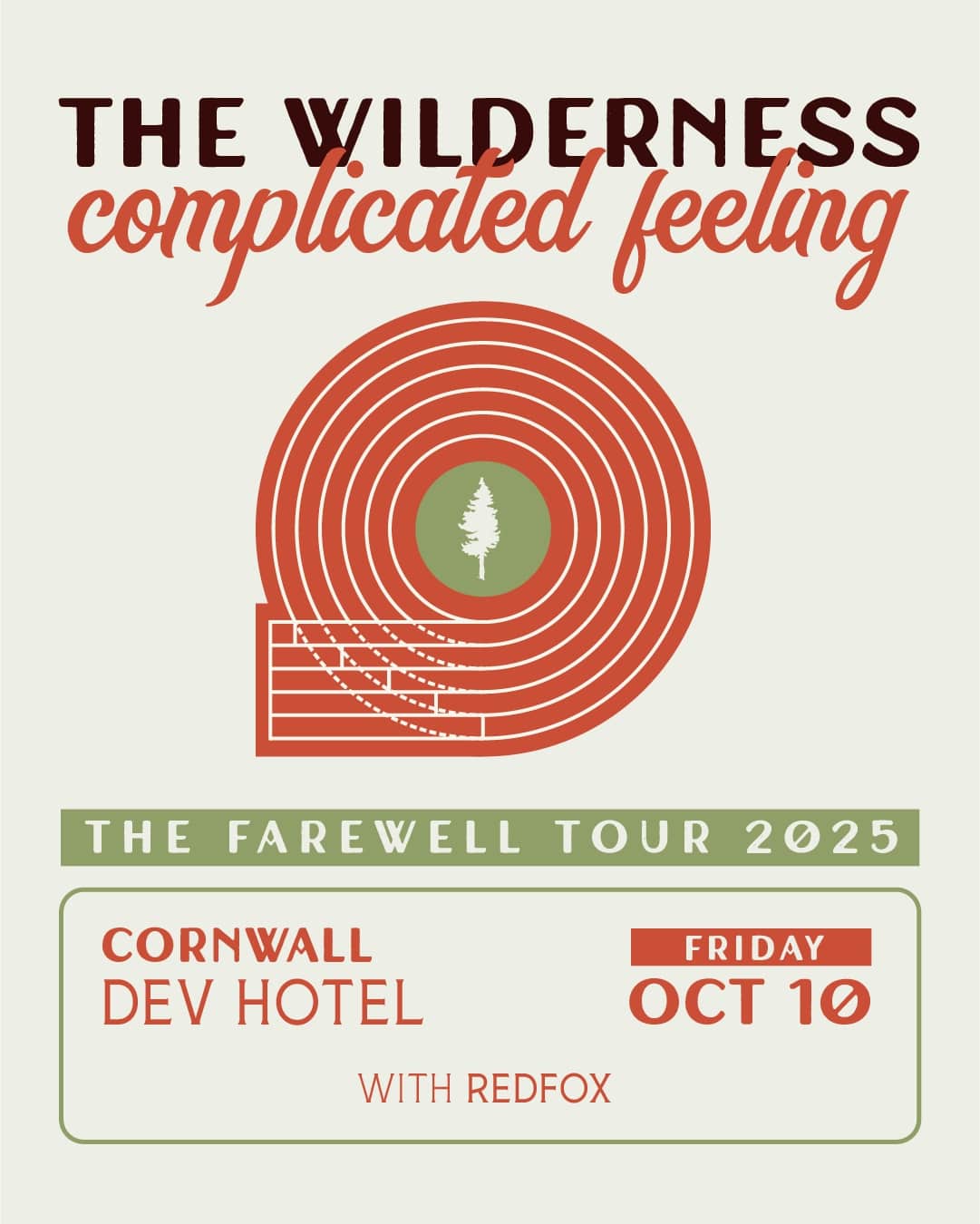 The Wilderness Live at The DEV Centre w/ Special Guests Redfox