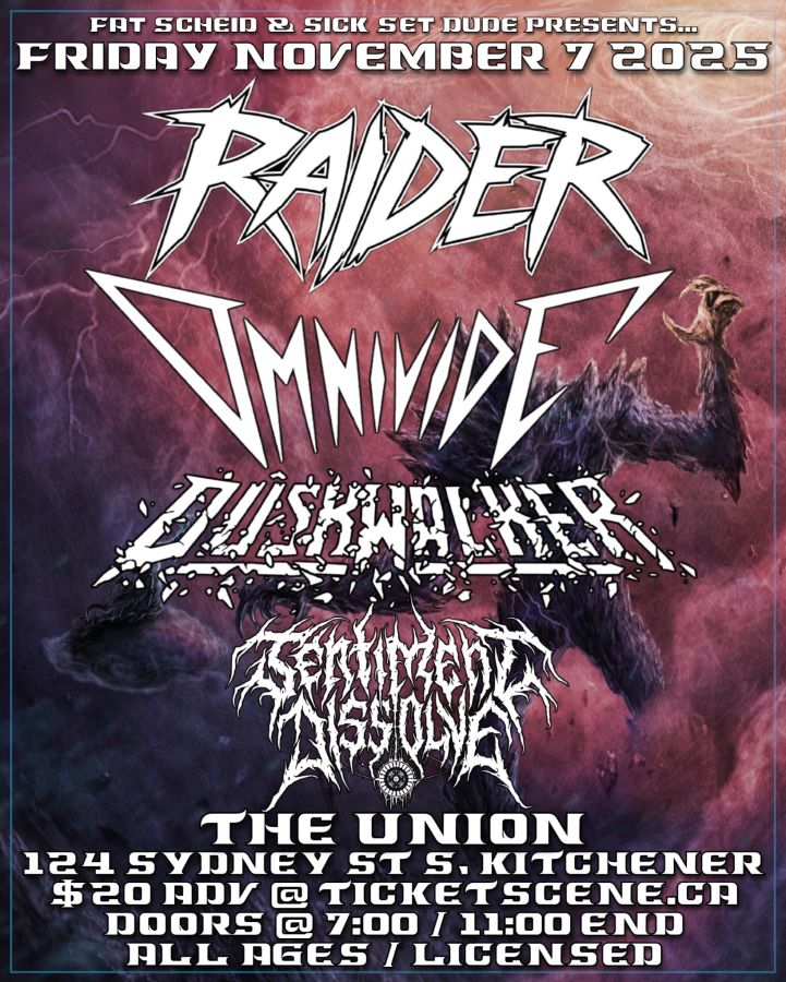 Raider, Omnivide, Duskwalker, Sentiment Dissolve