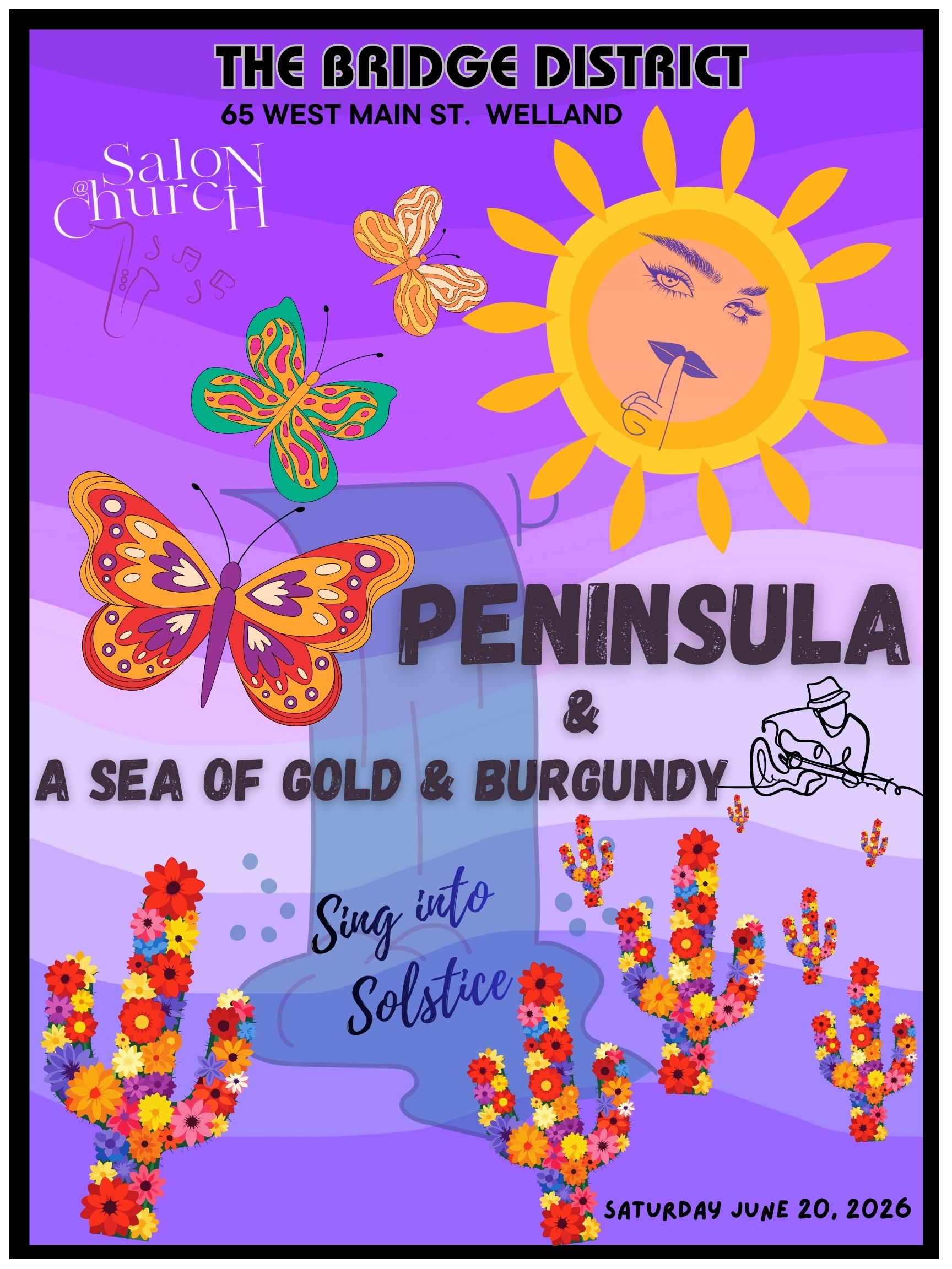 Sing Into Solstice; with A Sea of Gold & Burgundy