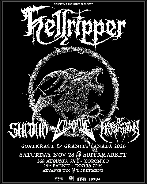 Hellripper, Shroud, Killotine, Of Hatred Spawn